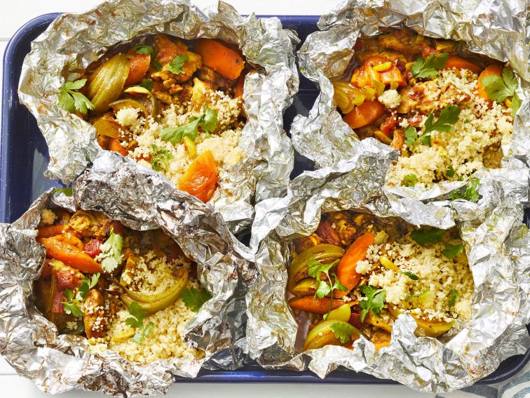 Grilled Chicken Tagine with Dried Apricots and Almonds Recipe Food