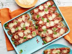 This oven-baked zucchini Parm is perfectly crispy on the outside and tender on the inside, no copious amounts of oil or deep frying necessary!