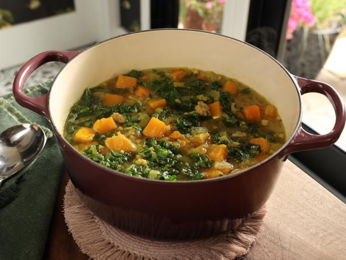 Quick Turkey and Butternut Squash Soup Recipe Valerie Bertinelli
