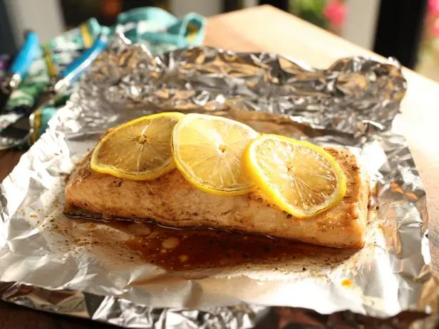 Foil Packet Salmon Recipe | Valerie Bertinelli | Food Network