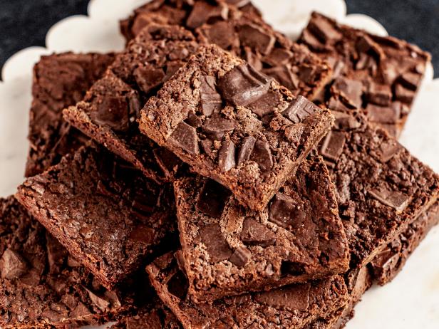 Brownies in a WagnerWare and a Lodge wedge pan. What's so great