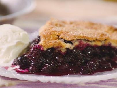 Blueberry Pie beauty, as seen on Food Network's "The Kitchen", Season 34.