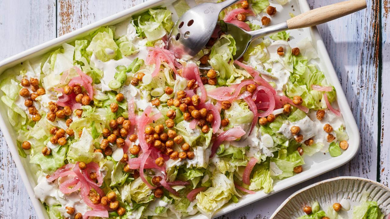 Salad with Buttermilk Dressing