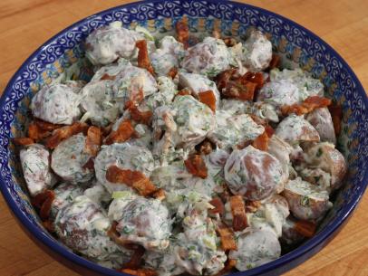 Herbaceous Potato Salad, as seen on Symon's Dinners Cooking Out, Season 4.