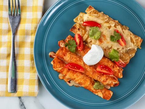 Lazy Red and Green Enchiladas