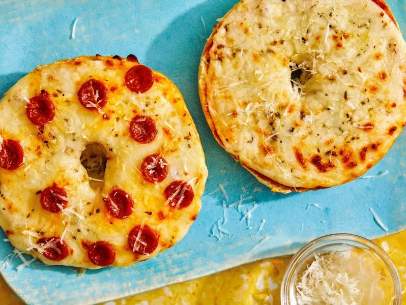 Air Fryer Pizza Bagels Recipe Food Network Kitchen Food Network