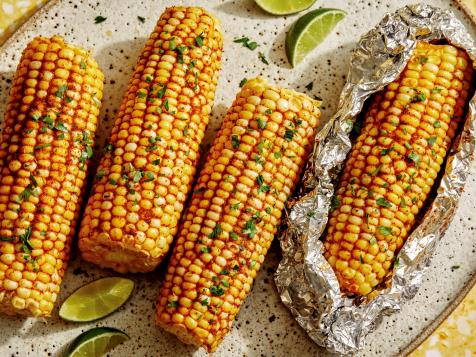 Grilled Corn on the Cob Wrapped In Foil