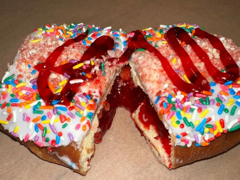 Over-the-Top treat from CALIFORNIA. Big Poppa Tart Donut from The Donut Bar in San Diego.