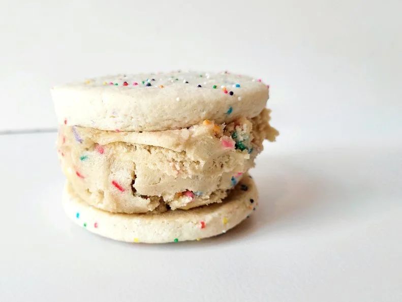Over-the-Top treat from IOWA. Holy Doughly Cookie monsters in Des Moines head to Dough Crazy, where they can choose from 12 cookiedough fillings, and sugar or chocolate chip cookies.