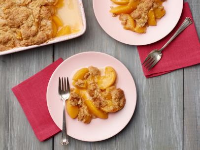 Curtis Aikens' Peach Crisp, as seen on Food Network.