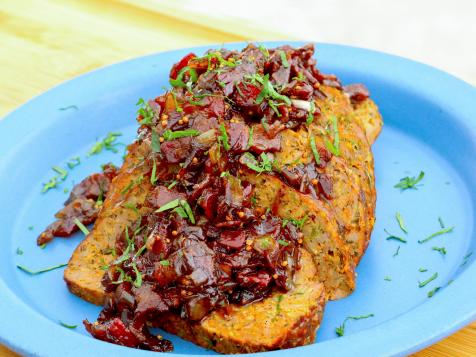 Smoked Sausage Meatloaf with Candied Bacon Jam