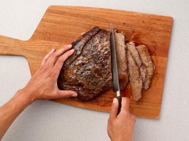 Food Network Kitchen’s How to Cut a Brisket, as seen on Food Network.