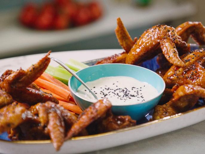 BuffaYaki Wings Recipe Jeff Mauro Food Network