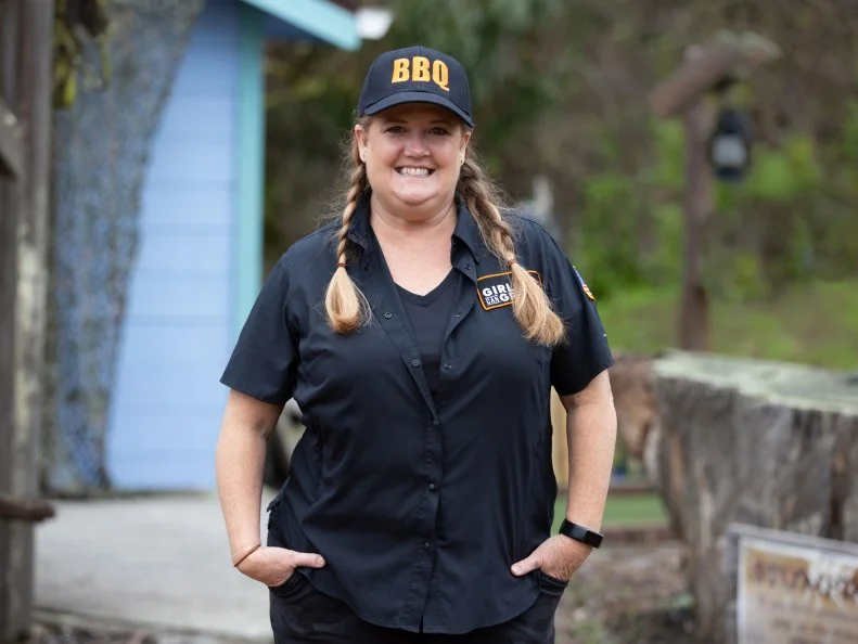 Chef Christie Vanover, as seen on BBQ Brawl, Season 4