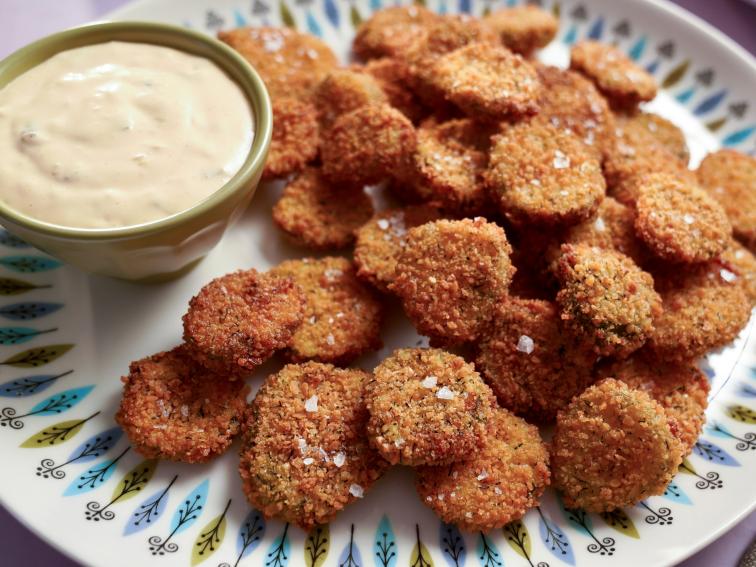 DeepFried Pickle Chips Recipe Molly Yeh Food Network