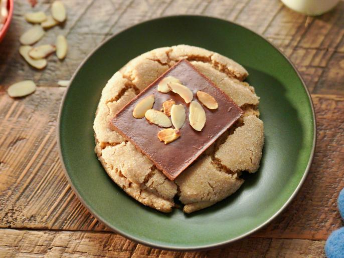 Giant Almond Butter Blossoms Recipe Molly Yeh Food Network
