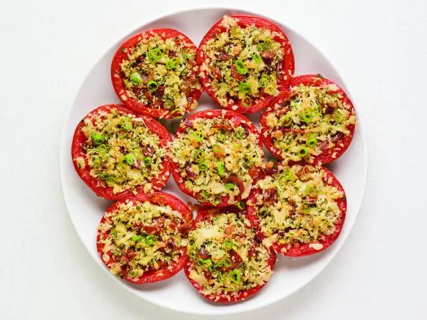 Baked Tomatoes With Bacon Breadcrumbs Recipe Chef S Resource Recipes