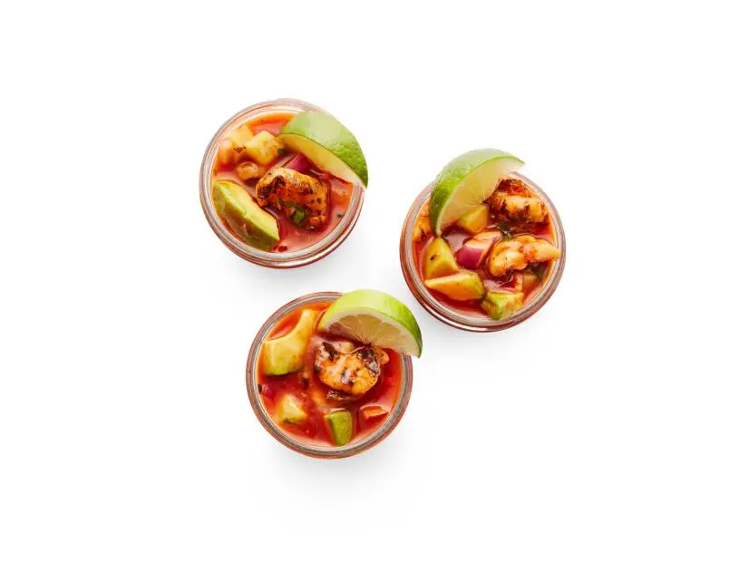 Guy Fieri's FIRE-ROASTED SHRIMP COCKTAIL. Seafood\, shellfish.