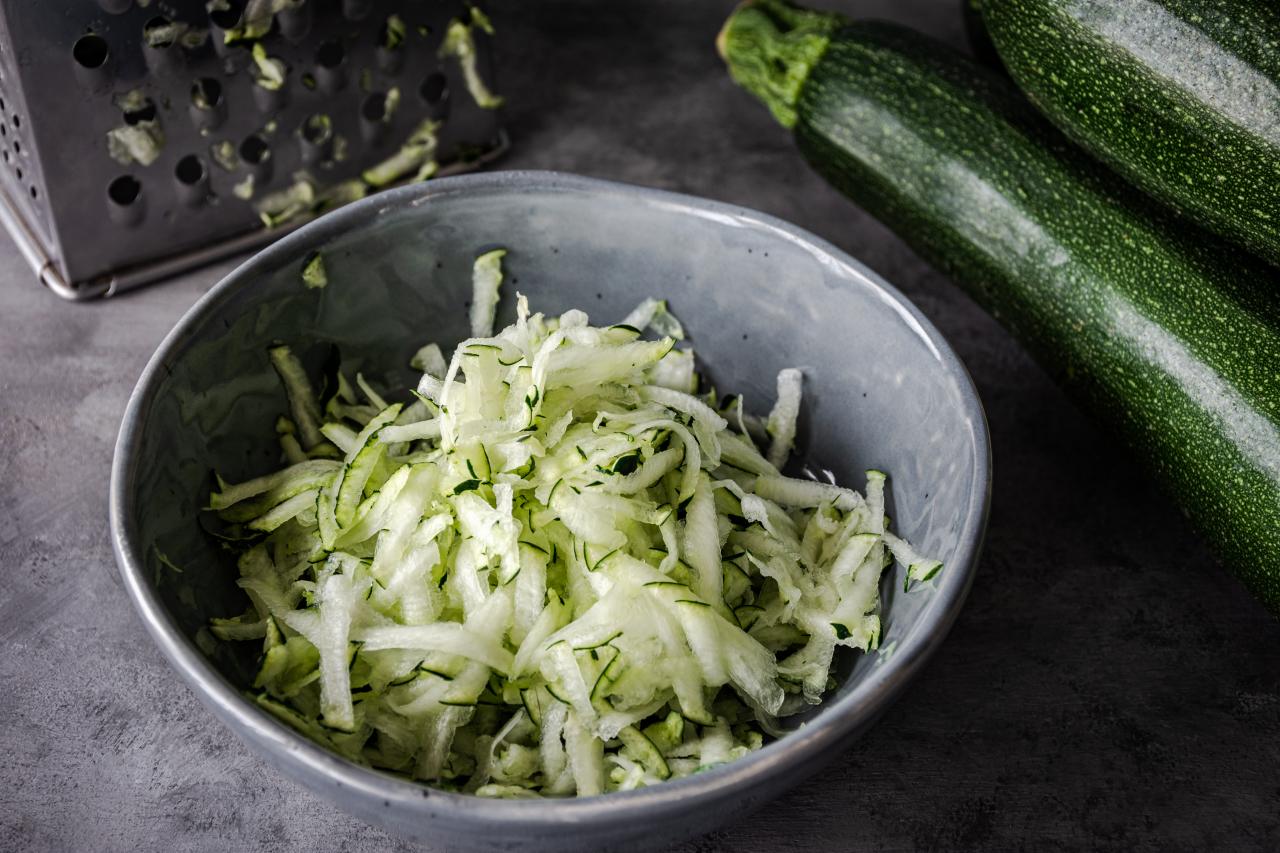 How To Grate Zucchini Cooking School Food Network