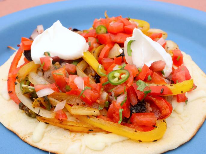 Pulled Brisket Fajitas Recipe Michael Symon Food Network