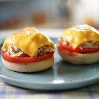 Katie Lee Biegel's Open-Faced Tuna Melt Beauty, as seen on The Kitchen, Season 34.