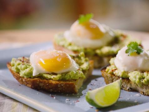 Microwave Poached Eggs with Avocado Toast