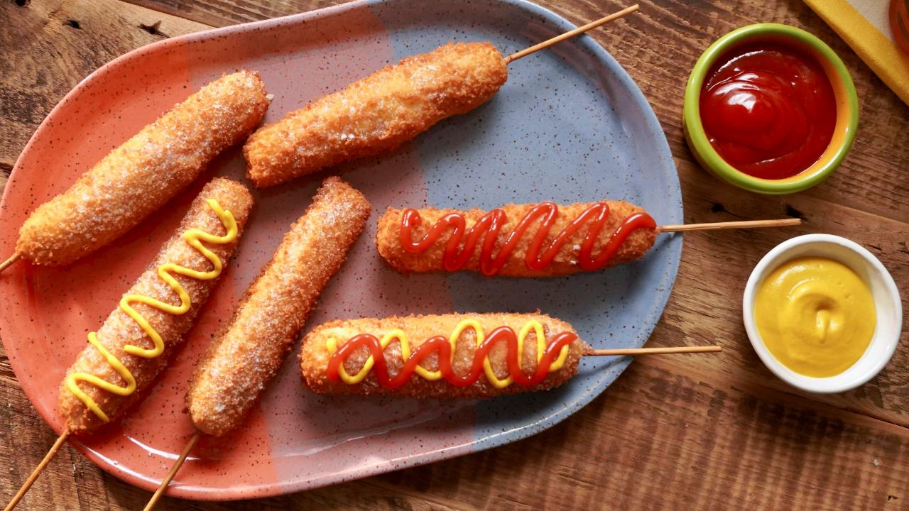Corn dog korea hot sale