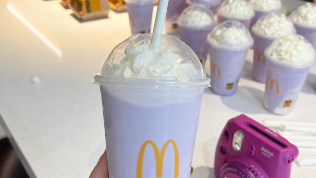 McDonald’s New Purple Grimace Shake Tastes Like Sweet Berry Cereal Milk