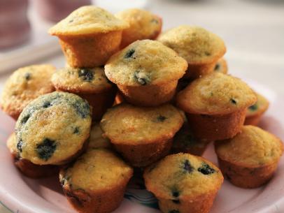 Beauty of Molly Yeh's Mini Blueberry Muffin Garnish, as seen on Girl Meets Farm Season 13