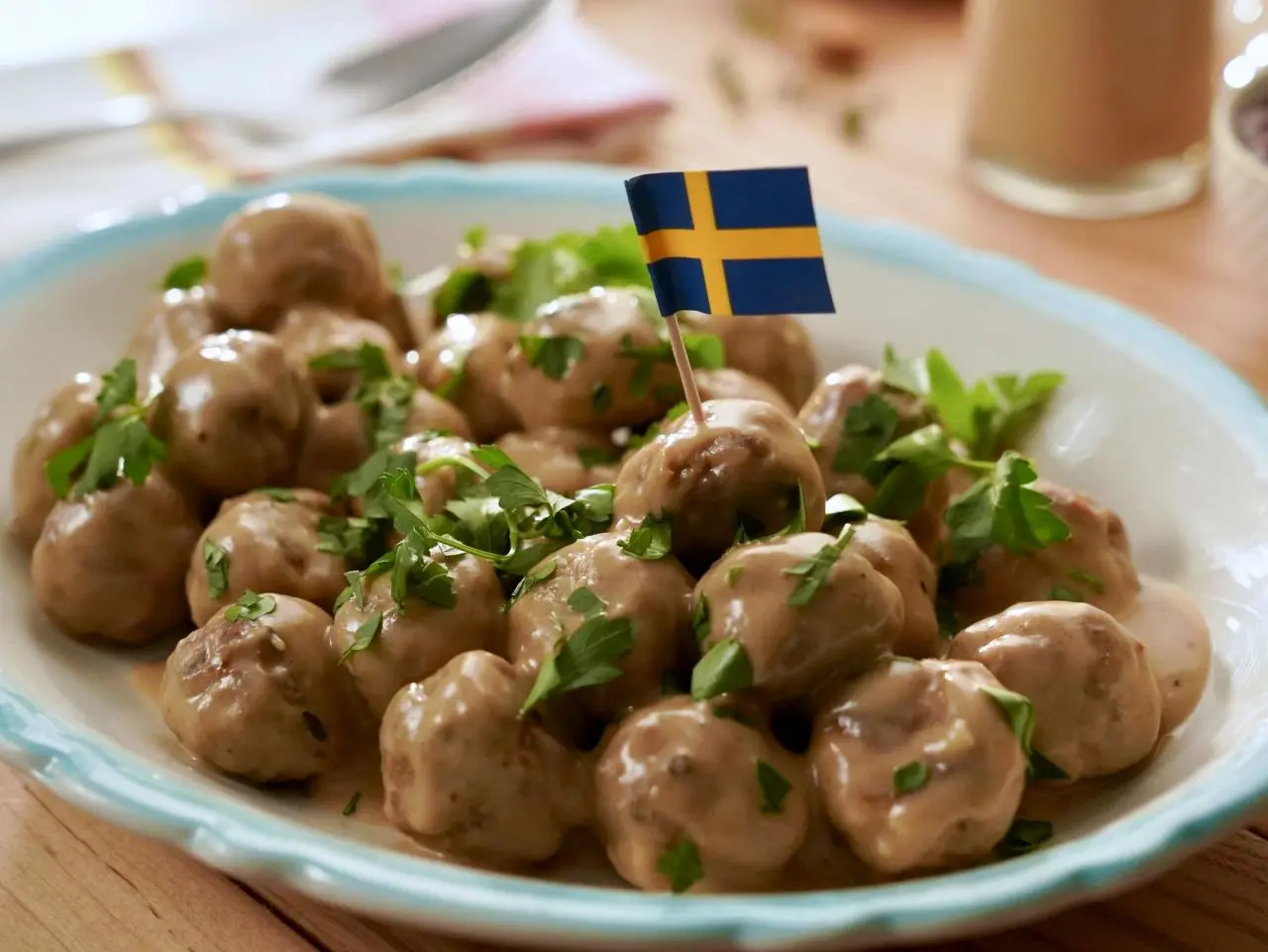 Swedish Meatballs with Gravy and Lingonberry