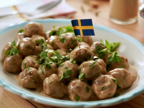 Swedish Meatballs with Gravy and Lingonberry