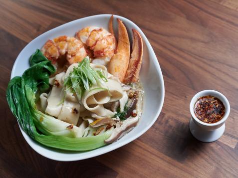 Hand-Pulled Noodles with Lobster and Chili Oil