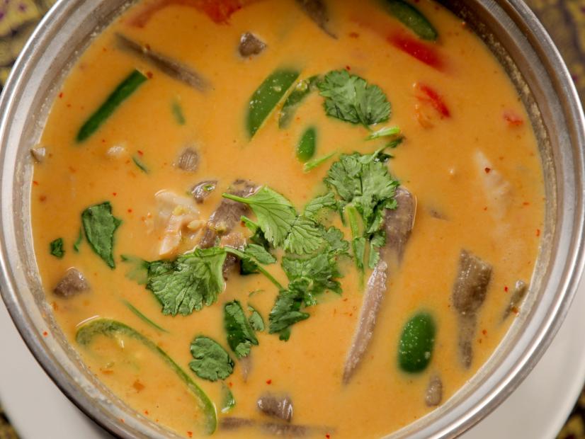 Tomkha Soup, as served by Jitlada, located in Los Angeles, as seen on Triple-D Nation, Season 5.