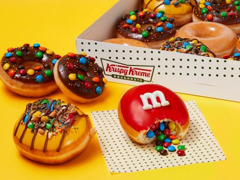 Krispy Kreme’s Latest Doughnut Looks Just Like a Giant Red M&M