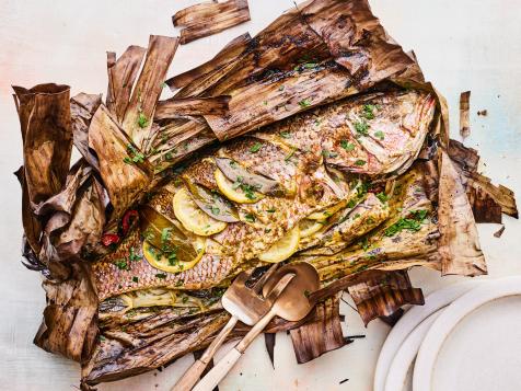 Epis-Marinated Grilled Red Snapper