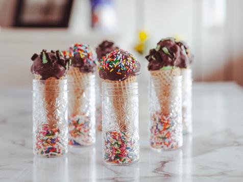 Homemade Dipped Cones