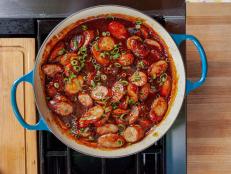 This is a dish Ree loves to serve as a side at barbecues, straight out of the pan. Guests can pile it on top of crusty rolls to make a kind of sandwich, or eat with toothpicks as an appetizer. Whichever route you go, it&rsquo;s going to be a huge hit.