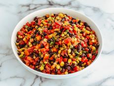 Cowboy caviar, also known as Texas caviar, was created by the chef and food writer Helen Corbitt, who lived from 1906 to 1978. Ree&rsquo;s mom was a huge fan of her cookbooks and would often serve her recipes to friends and family. The dish has the caviar vibe because of the color and because it is spooned onto crackers or chips.