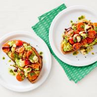 Ree Drummond's CAPRESE AVOCADO TOAST.