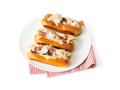 Sausage Reuben Dogs