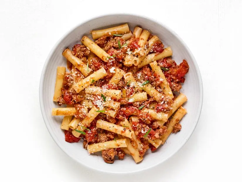 ZITI WITH LAMB RAGÙ. Pasta.