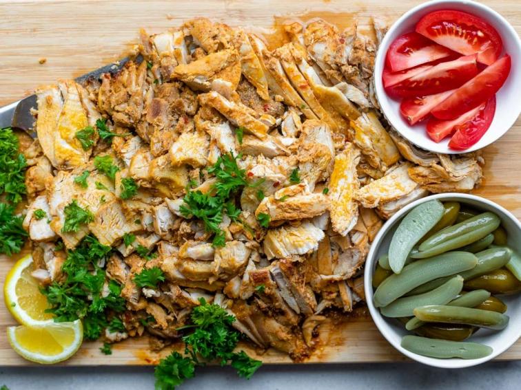 Loaf Pan Chicken Shawarma Recipe Yumna Jawad Food Network