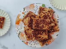 These bars are a cross between healthy energy snacks and gooey brownies or chocolate chip cookies. Ree makes them for her son, Todd, who is both a healthy sportsman and a huge fan of chocolate.