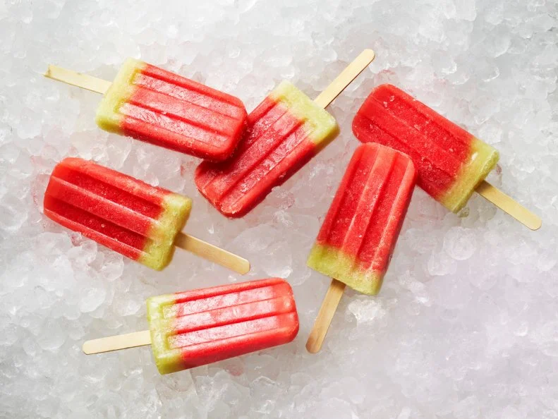 Watermelon Ice Pops. Frozen desserts. Popsicle.