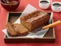 Alex Guarnaschelli's Roasted Sweet Potato Quick Bread for the Heartwarming Harvest episode of The Kitchen, as seen on Food Network.