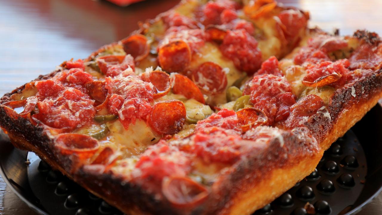 Spicy Detroit-Style Pizza - Butternut Bakery