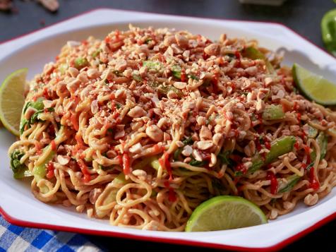 Bok Choy Peanut Noodles