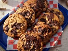 These are a version of Molly&rsquo;s classic chocolate chip cookies with gooey surprises of mochi, a Japanese confection made from glutinous rice, in the middle. She says they are not to be missed.