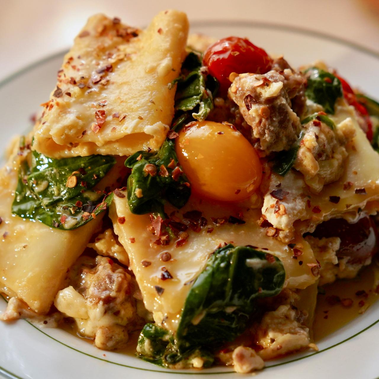 Giant Sausage Pasta | Recipe Cart | Recipe Cart