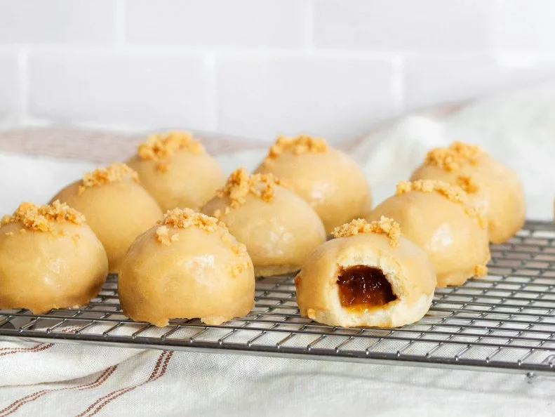 Caramel Apple Pie Holes.